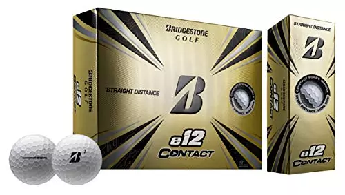 Bridgestone Golf e12 Contact Golf Balls feature an innovative Contact Force dimple design, ensuring remarkable distance and accuracy that is perfect