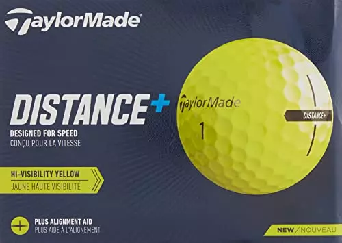 TaylorMade Distance+ Golf Balls are engineered for extreme distance off the tee and highly visable for fall golf