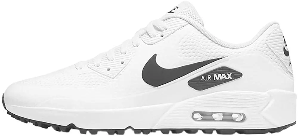 The Nike Men's Air Max 90 G Spikeless Golf Shoes is a simple and comfy shoe that provides incredible support when playing on the course. 