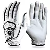 The Franklin Sports Traditional Golf Glove is a great white globe with black trim and includes a magnetic ball marker