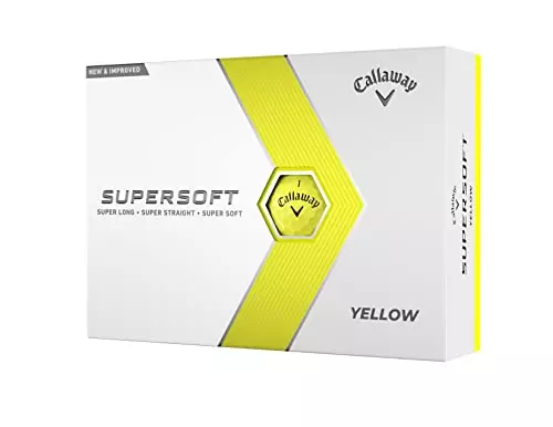 The Callaway Golf 2023 Supersoft Golf Balls provide awesome Feel, control and spin for kids and junior golfers