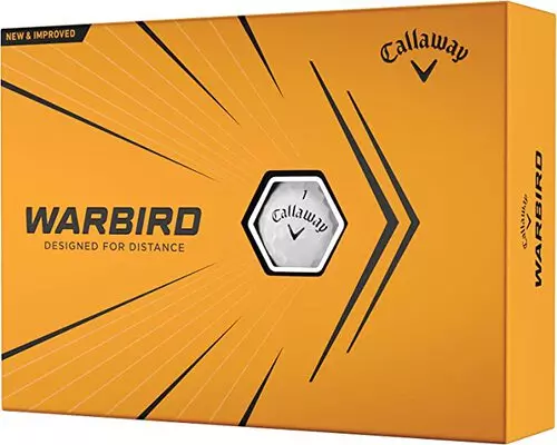 The Callaway Warbird 12 Pack White Ball in Orange Box