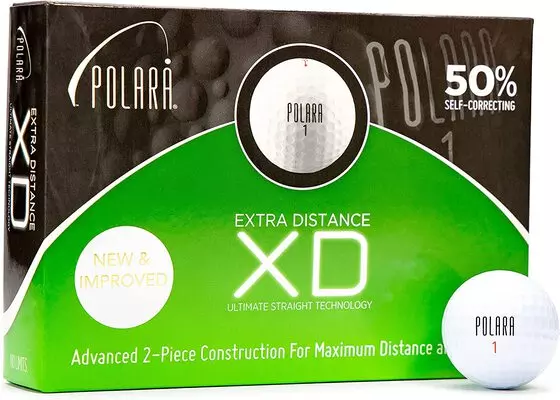 Polara XD (Extra Distance) Golf Ball with 50% Self-correcting control