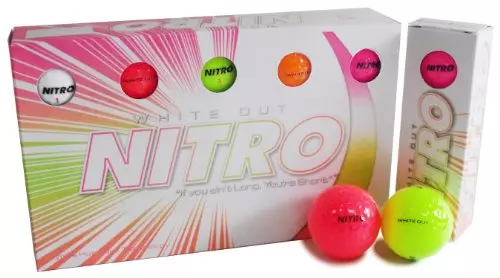 The Nitro White Out Golf Balls have been developed with soft compression and soft feel that makes it perfect for kids who want to hit it long distances