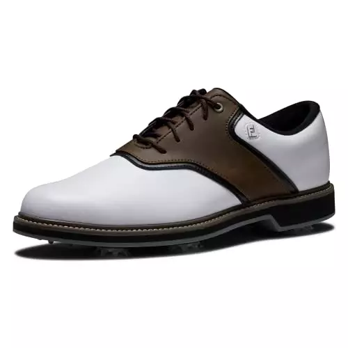 The FootJoy Originals men's golf shoes are the absolute classic golf shoe that so many players love because of its phenomenal traction and overall beauty. These shoes just so happen to also be a perfect golf shoe for players who have narrow feet.