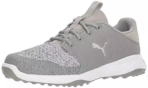The Grip Fusion Sport golf shoe combines style and comfort, featuring a breathable mesh upper, anatomically shaped grip comfort last with increased volume, and a fusionfoam midsole that offers a cushioned feel and lasting comfort throughout the day