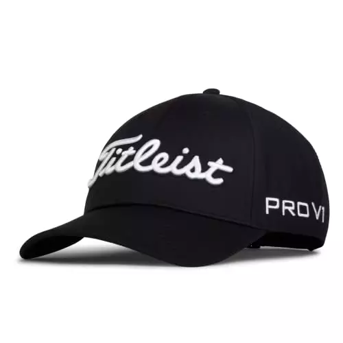 The Titleist Men's Tour Performance Golf Hat provides a professional look and superior performance on the golf course.