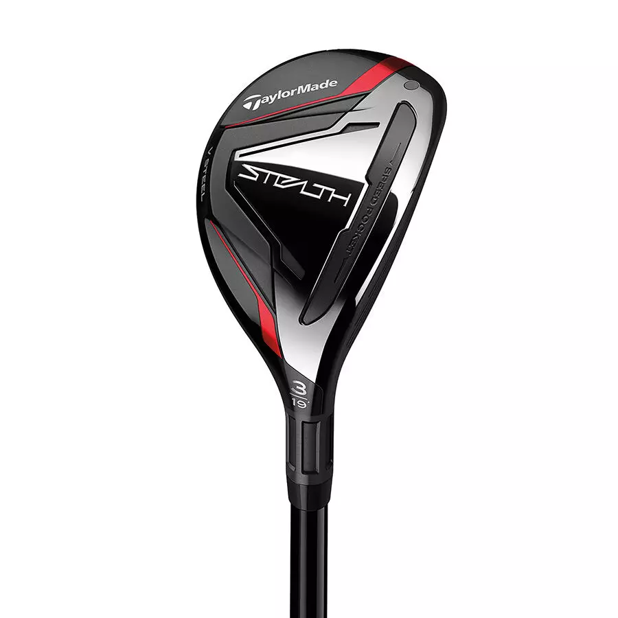 The TaylorMade Stealth Rescue Golf Hybrid is by far our favorite golf hybrid over last few years. It provides a simple face that also has a great sweet spot and face angle to support beginner golfers as well as low to mid handicappers