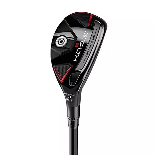The TaylorMade Stealth Rescue Golf Hybrid is by far our favorite golf hybrid over last few years. It provides a simple face that also has a great sweet spot and face angle to support beginner golfers as well as low to mid handicappers.