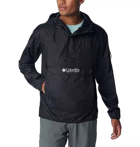 A versatile windbreaker designed for men, offering protection against the elements with a focus on style