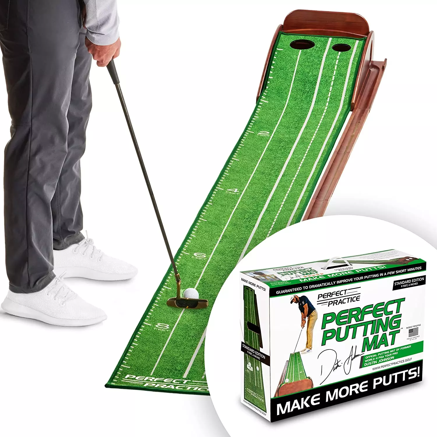 Perfect Putting Mat a great way to practice your golf game while putting indoors
