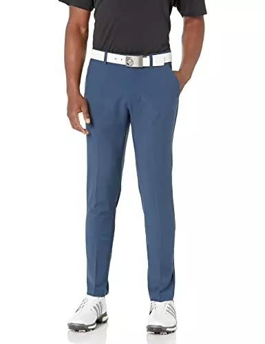 Straight and narrow towards the calves and ankles golf pant which comes in solid colors for all types of style preferences