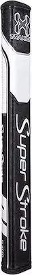 SuperStroke traxion tour 2.0 putter grip in black in white