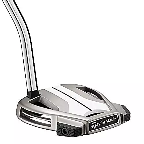 Elevate your putting game with this men's putter showcasing a HydroBlast finish and single bend shaft for outstanding performance and style.