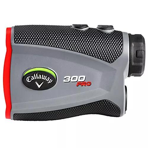 The Callaway 300 Pro Laser Rangefinder offers precise distance measurement and slope functionality for enhanced accuracy on the golf course.