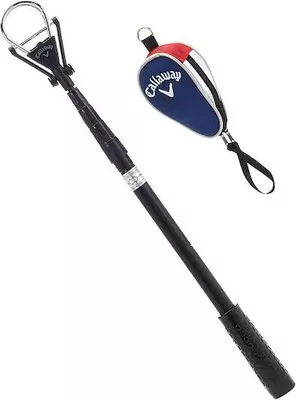 Easily one of the best golf ball retrievers on the market, the Callaway Golf Ball retriever has a grip that can grab onto your ball in the deepest of places