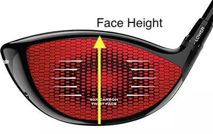 taylormade stealth hd driver with face height