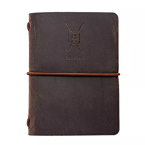 Premium quality golf yardage book that comes in four awesome colors